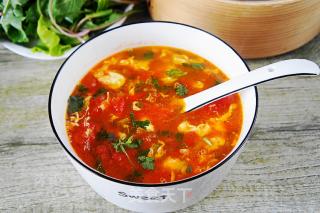Tomato Egg Drop Soup recipe