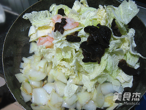 Cabbage Shrimp recipe