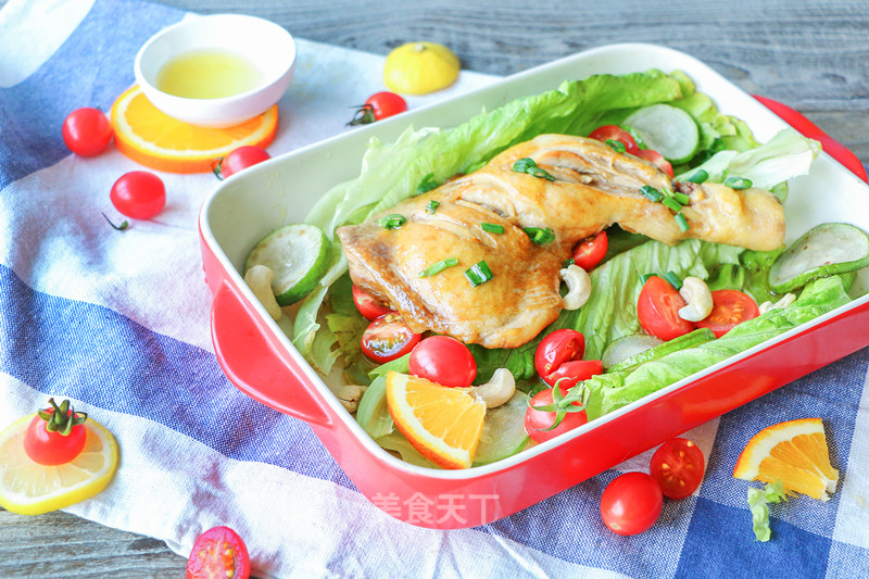 Honey Lemon Grilled Chicken Salad recipe