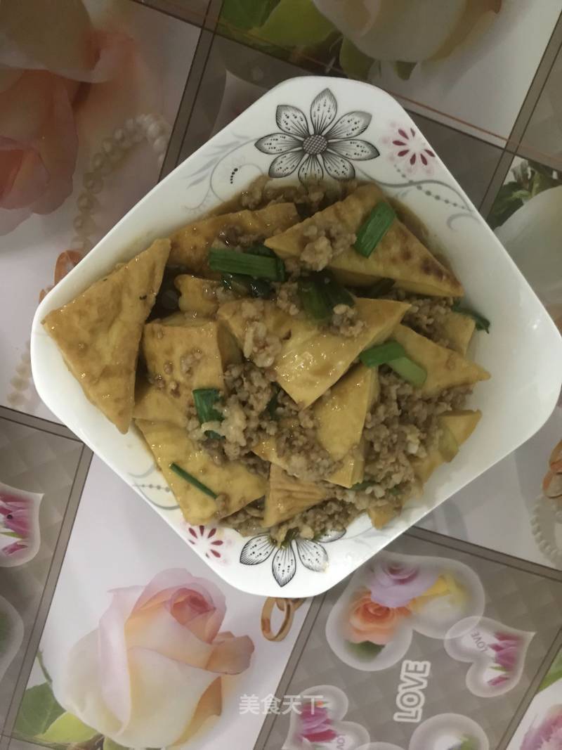 Tofu Braised Minced Meat recipe