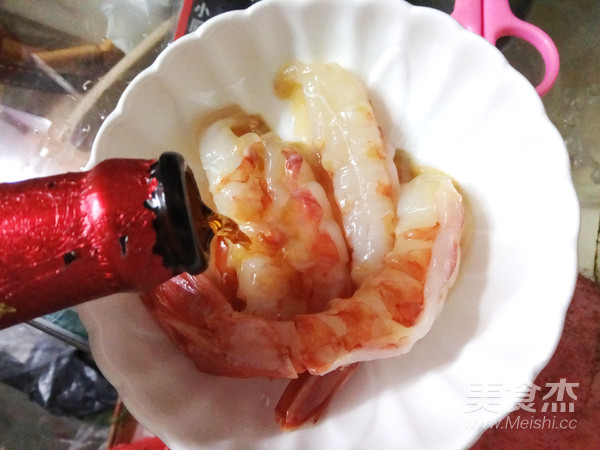 Grilled Shrimp with Garlic Salad Dressing recipe