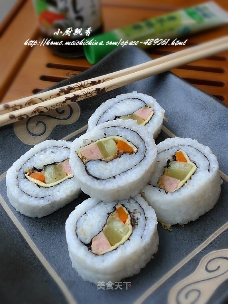 【flower Sushi】----rolled Sushi recipe