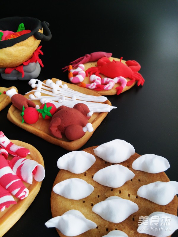 Hot Pot New Year's Eve Dinner Fondant Biscuits recipe