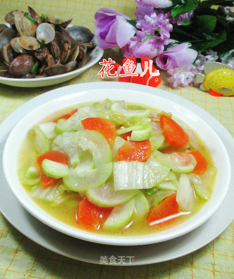 Stir-fried Long Melon with Cabbage recipe