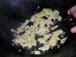 Scrambled Eggs with Chopped Green Onion recipe