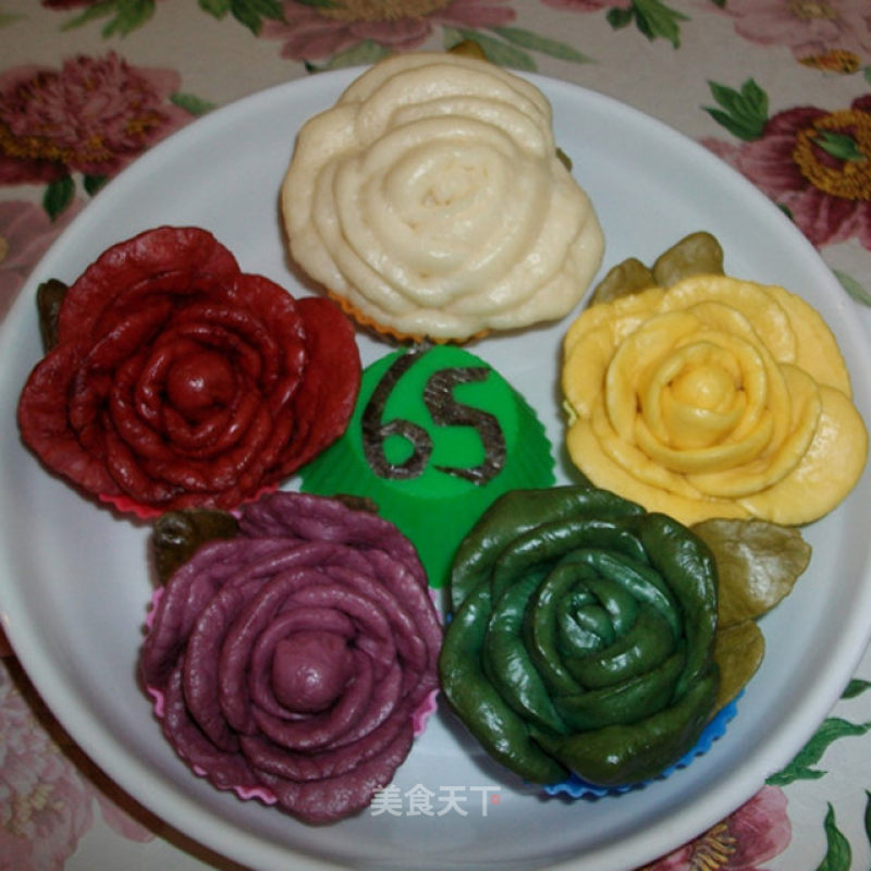 Five-color Rose Roll recipe