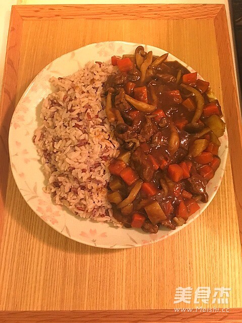 Curry Beef Rice recipe