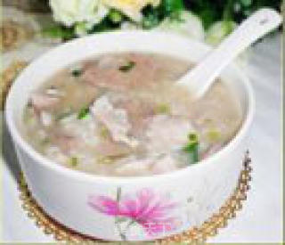 Mommy Baby's Blood-enriching and Cold-preventing Porridge-pork Liver and Lean Meat Porridge recipe