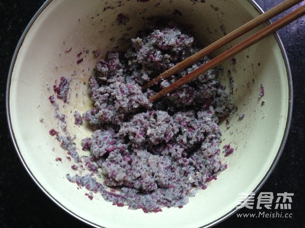 Okara Purple Potato Meatballs recipe