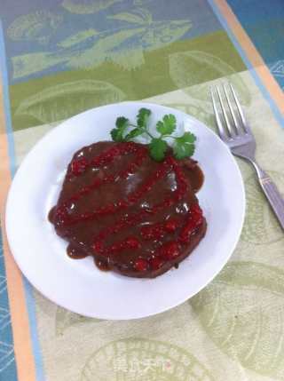 Black Pepper Steak with Tomato Sauce recipe