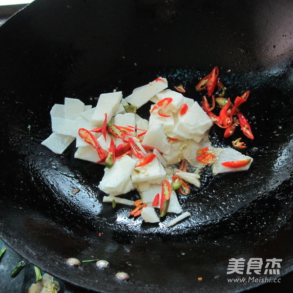 Fried Cold Potato Chips recipe