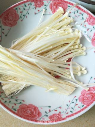 Pan-fried Enoki Mushroom recipe