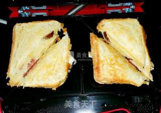 Sandwich Sausage Toast recipe