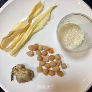 Congee with Scallops and Yuba recipe