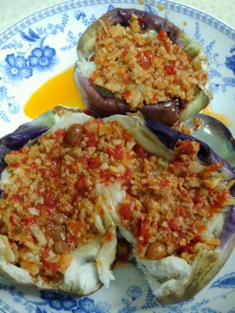 Microwave Version Garlic Roasted Eggplant recipe