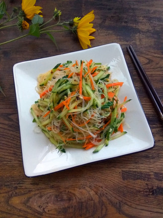 Cucumber Mixed Vermicelli recipe