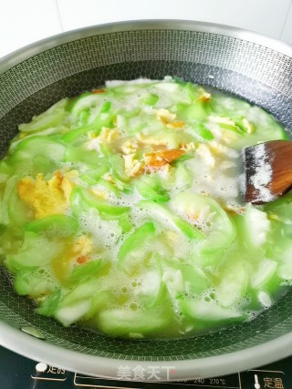 Egg Loofah Soup recipe
