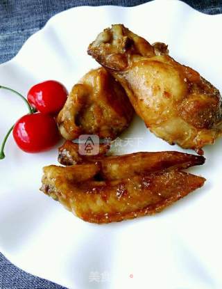 Grilled Wings with Sauce recipe