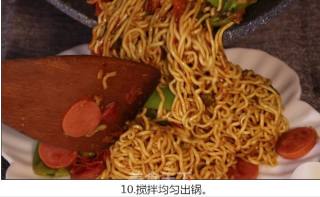 Fried Instant Noodles recipe