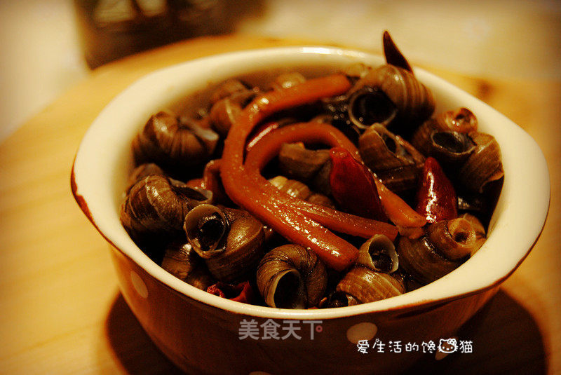 Spicy Fried Snails recipe