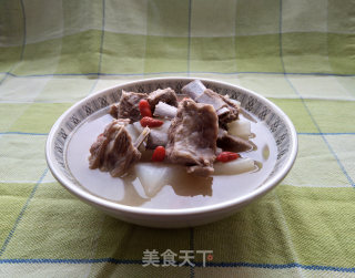 Stewed Lamb Chops with White Radish recipe