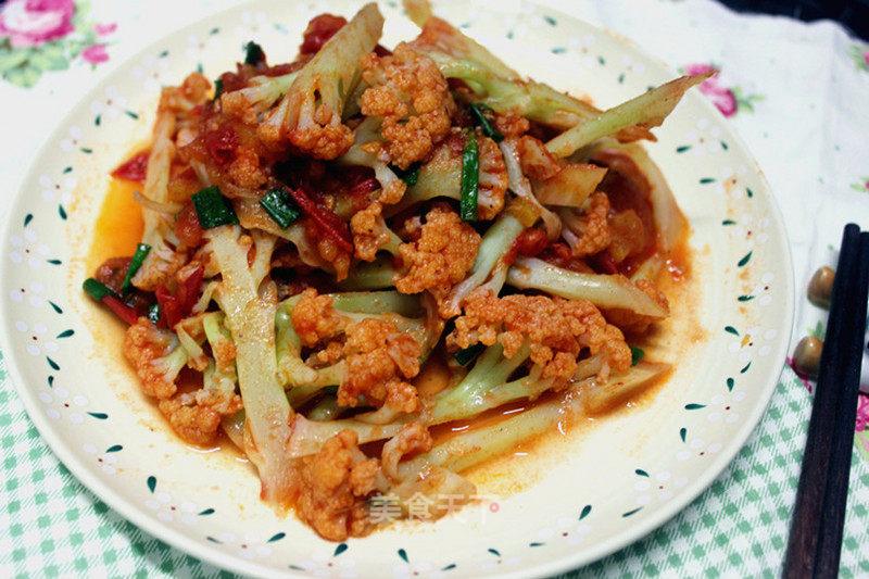 Sweet and Sour Food-cauliflower in Tomato Sauce recipe