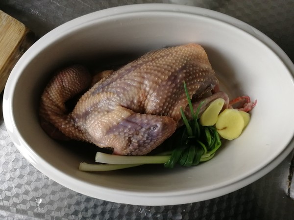 Mushroom and Yam Pigeon Soup recipe