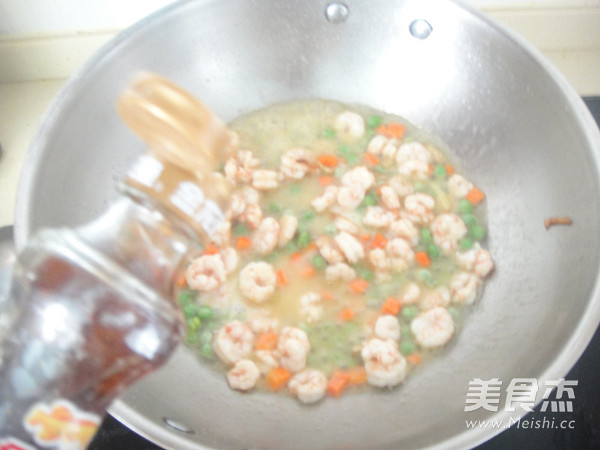 Shrimp and Green Peas recipe