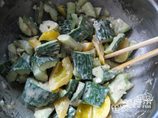 Cucumbers with Sesame Sauce recipe