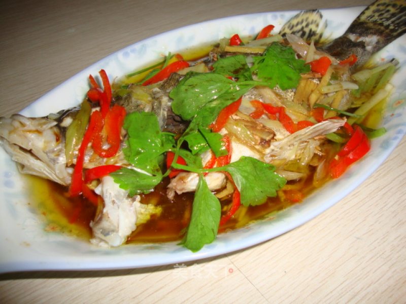 Steamed Osmanthus Fish recipe