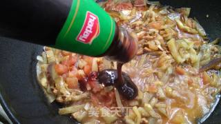 Eggplant Diced Pork Hand Rolled Noodles recipe