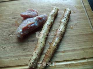 Yam Pork Slices recipe