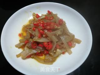 Stir-fried Pork Skin with Red Pepper recipe