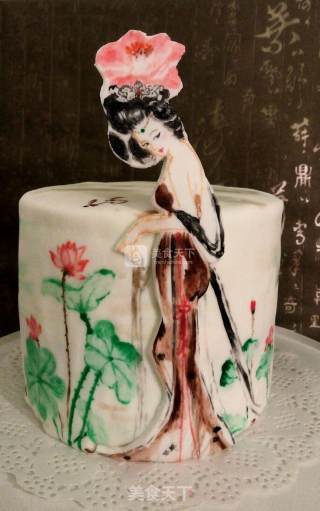 Hand-painted Fondant Cake-royal Concubine recipe