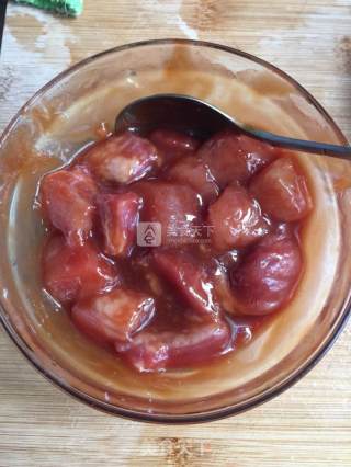 Double Flavor Toothpick Meat (honey Sauce Version & Garlic Spicy Flavor Version) recipe