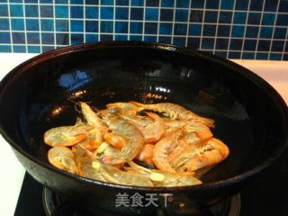 Stir-fried Prawns with Mushrooms and Baby Vegetables recipe