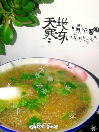 Mushroom Tofu Soup