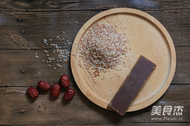 Red Date Red Japonica Rice Congee recipe