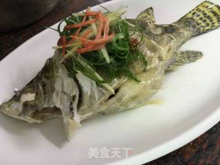 Steamed Osmanthus Fish recipe