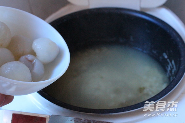 Mung Bean and Lychee Congee recipe