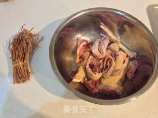 Braised Chicken with Dried Bamboo Shoots recipe