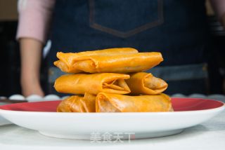 The Taste of Vernal Equinox-toon Spring Rolls recipe