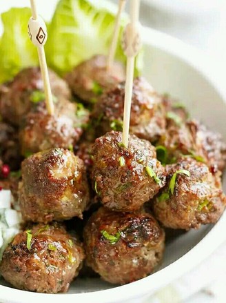 Scallion Beef Balls