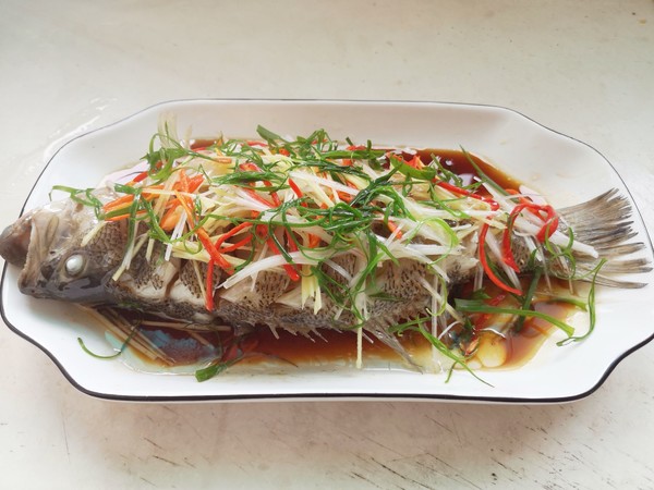 Star Steamed Sea Bass recipe