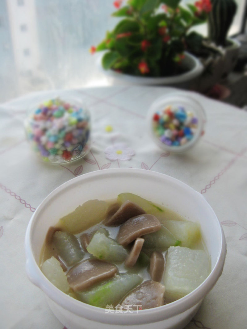Winter Melon Rice Cake Soup recipe