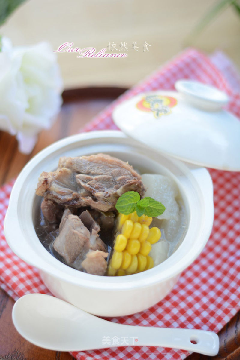 [laoya Radish Soup]-nourishes The Lungs, Relieves Cough and Eliminates Food recipe
