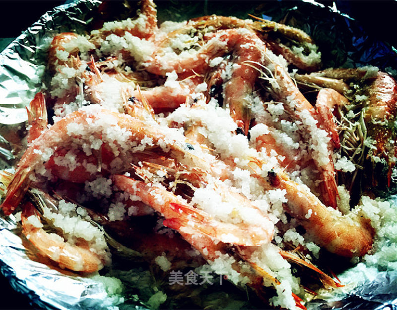 Grilled Shrimp with Coarse Salt recipe