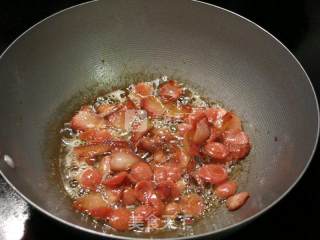 Stir-fried Winter Melon with Bacon Sausage recipe