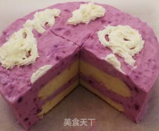 Purple Potato Mousse Cake recipe