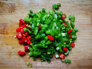 Fried Prawns with Scallion Oil recipe